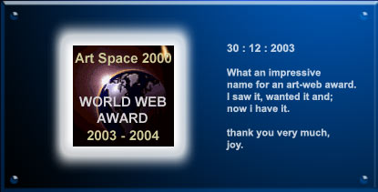 Art Space - World Web Award