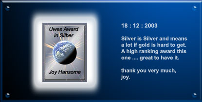 Uwes Award in Silver